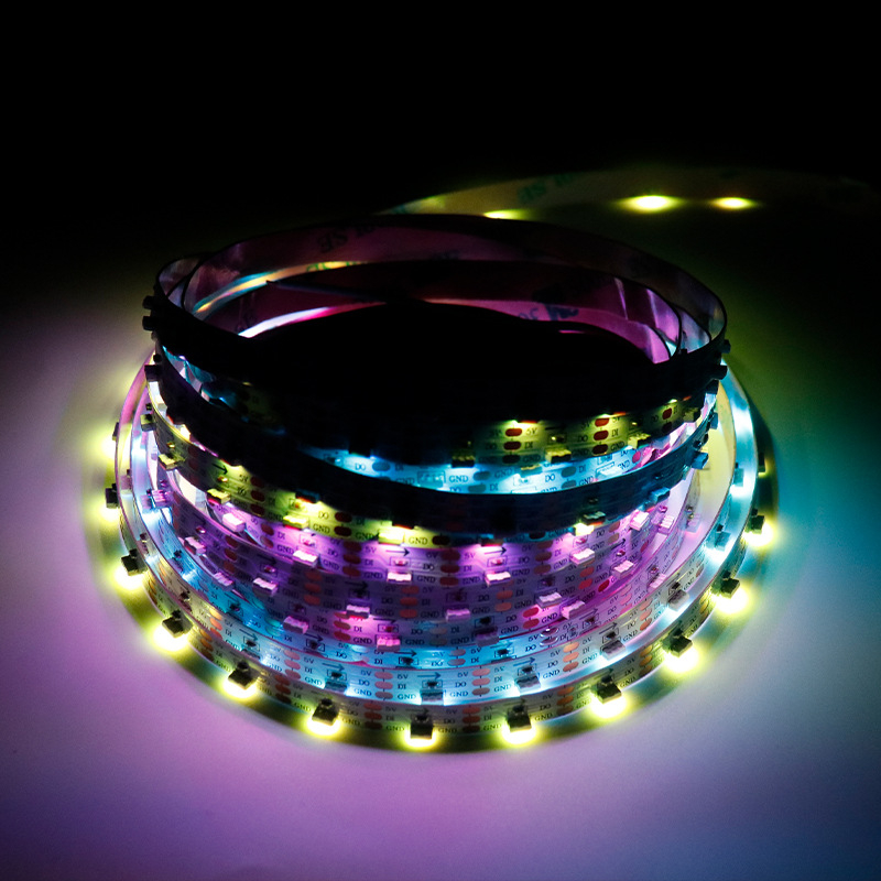 WS2812B-4020 RGB LED traka, bočno osvijetljena, za ormariće i automobile – ambijentalno osvjetljenje u boji