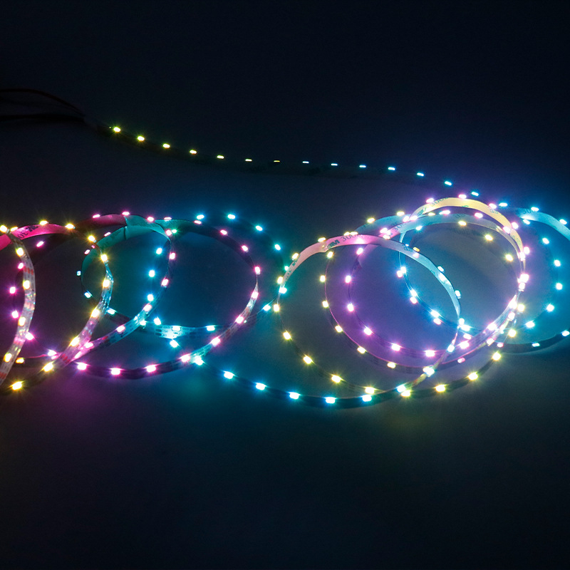 WS2812B-4020 RGB LED traka, bočno osvijetljena, za ormariće i automobile – ambijentalno osvjetljenje u boji