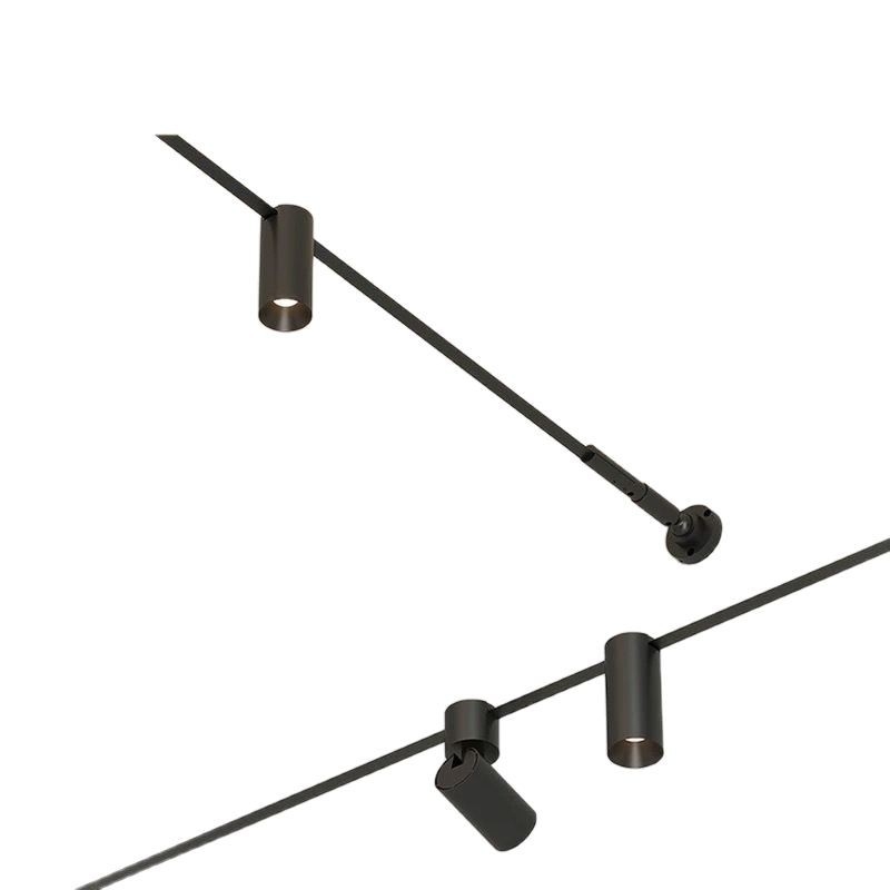 Minimalistično bijelo COB linearno LED svjetlo s čeličnom trakom za spavaće sobe i hodnike