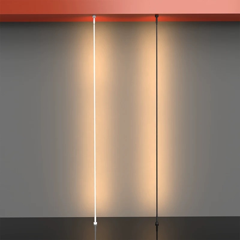 Minimalistično bijelo COB linearno LED svjetlo s čeličnom trakom za spavaće sobe i hodnike