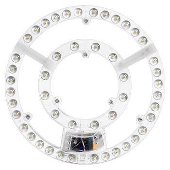 Кръгла LED таванна лампа с панел за подмяна и LED лента, домашно осветление, енергоспестяващо