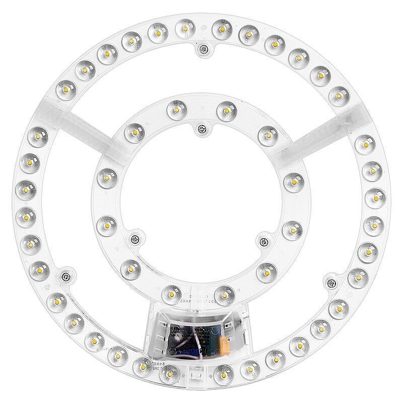 Кръгла LED таванна лампа с панел за подмяна и LED лента, домашно осветление, енергоспестяващо