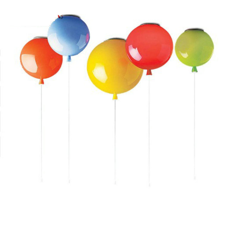 Nordijska kreativna balon boje akrilna moderna minimalistička stropna svjetiljka za vrtić i dječju sobu