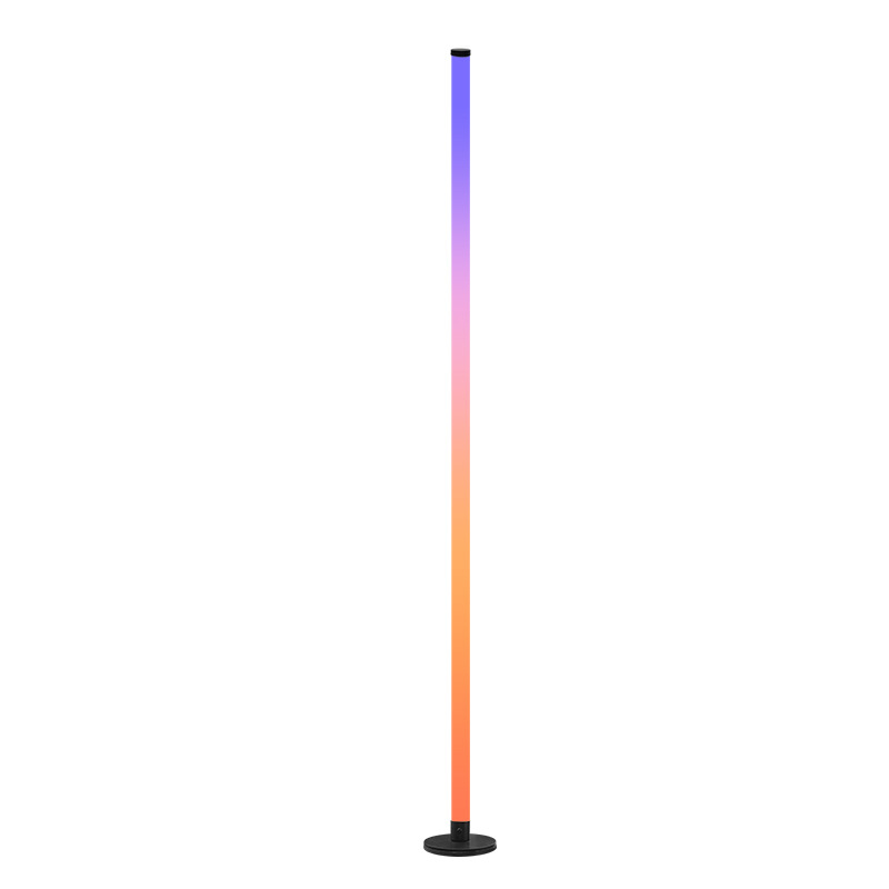Nordijska podna lampa za atmosferu s RGB promjenom boja, pogodna za dnevni boravak, spavaću sobu i gaming/stream sobu