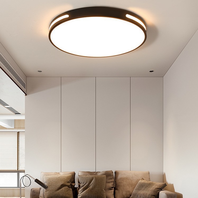 Plastična LED stropna svjetiljka, kružnog oblika, minimalističkog modernog stila, za dnevni boravak, spavaću sobu, blagovaonu i radnu sobu