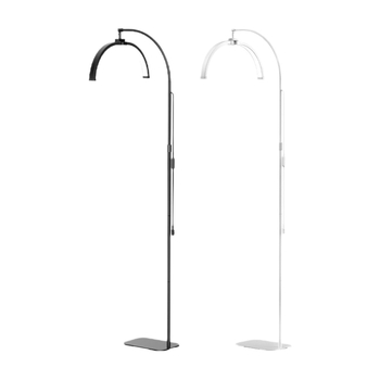 LED podna lampa za ljepotu i trepavice, dizajn polumjeseca, 22-inčna rasvjeta za studij tetoviranja, moderni minimalistički stil