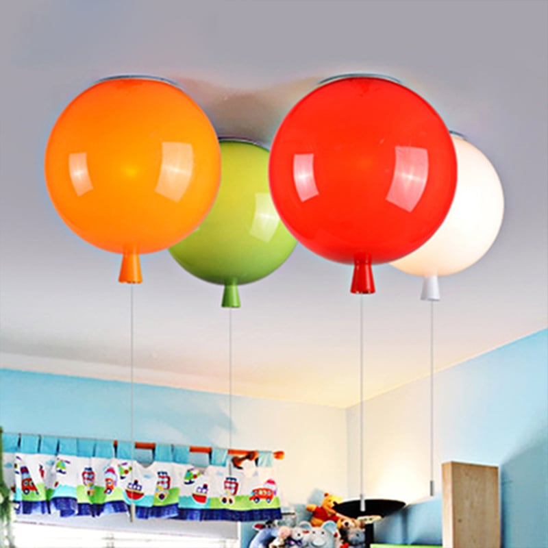 LED plafonjera minimalističkog modernog stila sa šarenim dizajnom balona za dječju sobu