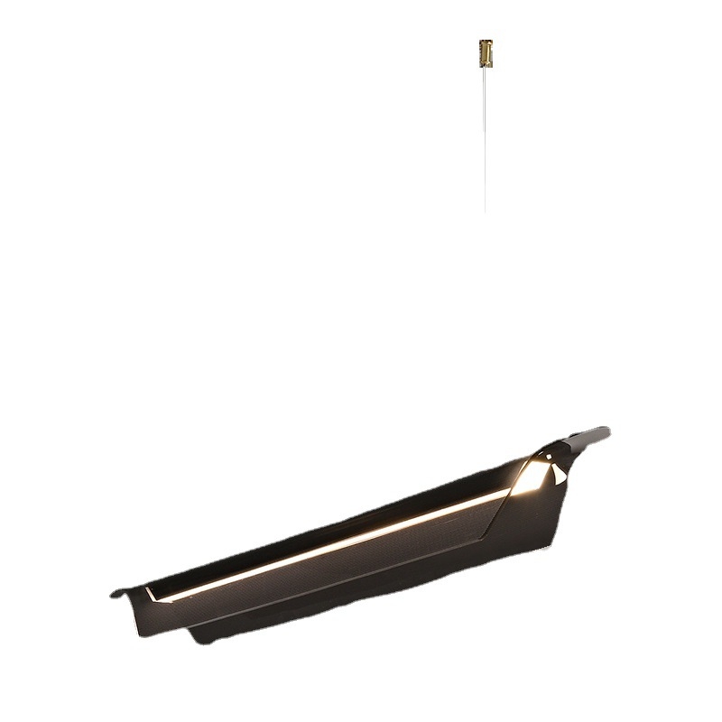Lampa za restoran, kreativni i minimalistički dizajn, duga LED linearna rasvjeta za bar i ured, podesiva rasvjeta, industrijski stil