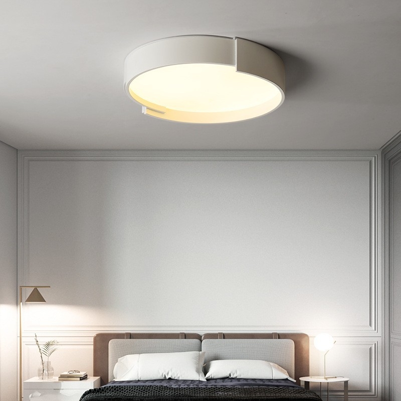 LED stropna rasvjeta s kružnim zvjezdanim prstenom, moderan minimalistički stil, ugodna za oči, za spavaću sobu i prostor za učenje