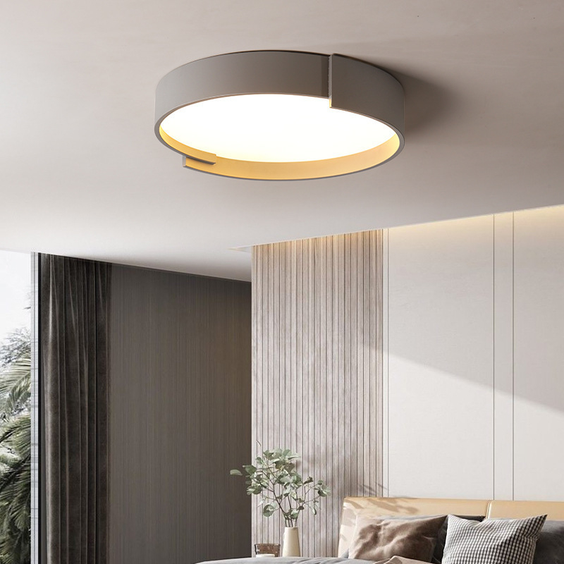 LED stropna rasvjeta s kružnim zvjezdanim prstenom, moderan minimalistički stil, ugodna za oči, za spavaću sobu i prostor za učenje
