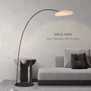 Minimalistička moderna stalna lampa za dnevni boravak, ured i hodnik; lampa s oblačnim oblikom uz kauč — kreativno dekorativno osvjetljenje nadahnuto influencerima