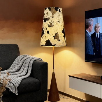 Podna lampa u kineskom retro stilu s toplom svjetlošću za dnevni boravak i spavaću sobu