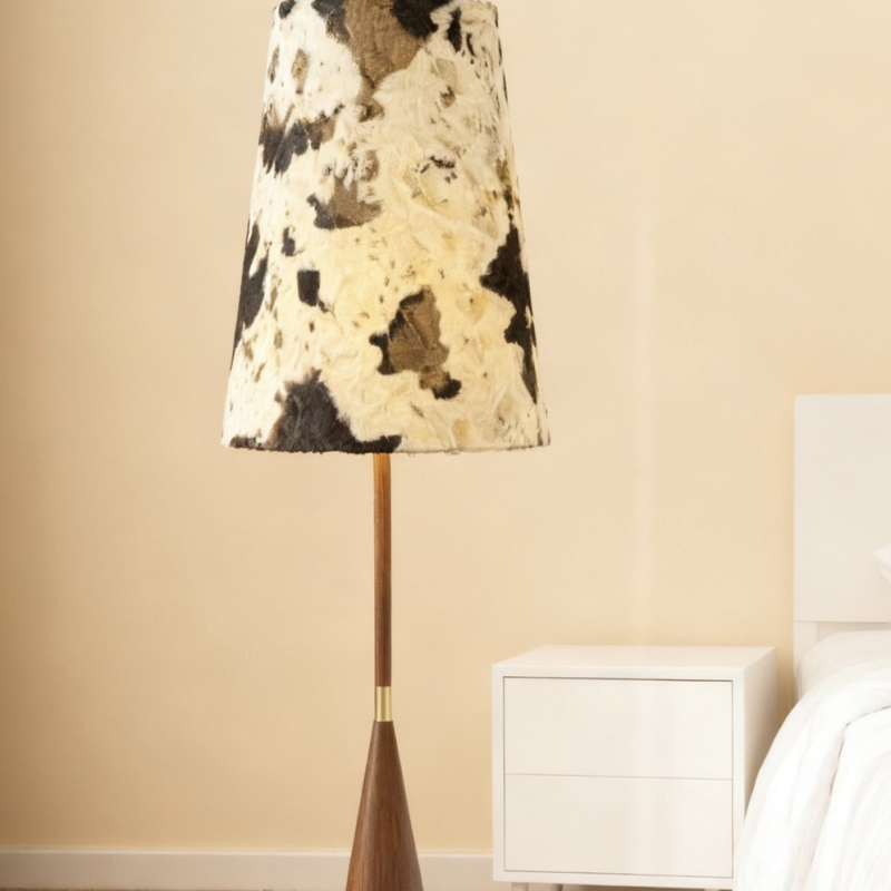 Podna lampa u kineskom retro stilu s toplom svjetlošću za dnevni boravak i spavaću sobu