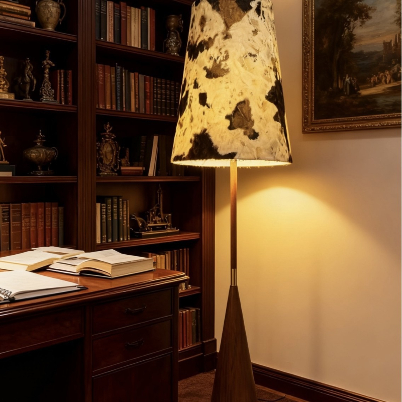 Podna lampa u kineskom retro stilu s toplom svjetlošću za dnevni boravak i spavaću sobu