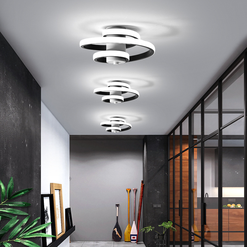 Skandinavska minimalistička LED stropna svjetiljka za balkon, ulaz, hodnik i garderobu