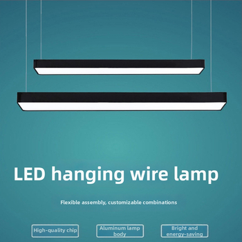 LED lineárne stropné svietidlo – kancelária, posilňovňa a trieda; obdĺžnikové LED svetlo