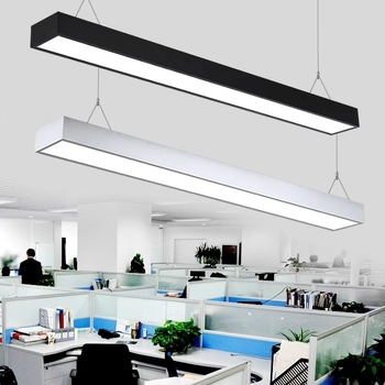 LED linearna viseća svjetiljka za ured, moderan minimalistički dizajn, duga svjetleća traka