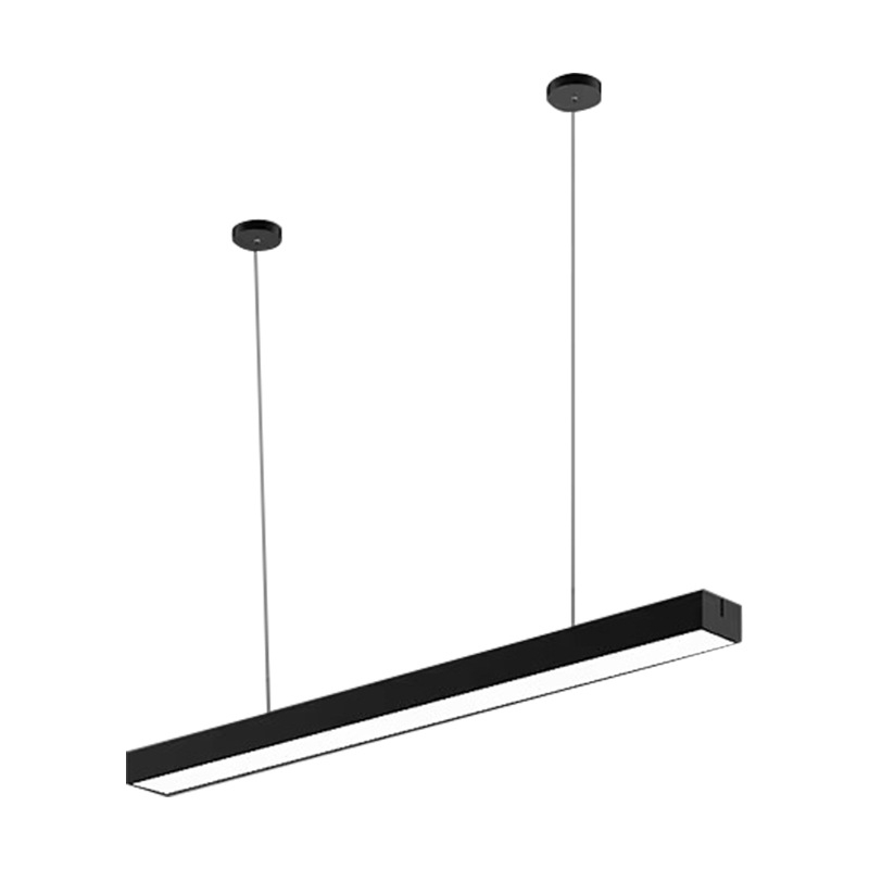 LED linearna viseća svjetiljka za ured, moderan minimalistički dizajn, duga svjetleća traka