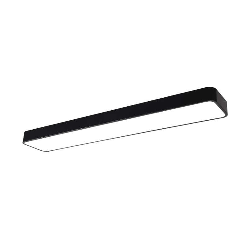 LED linearno svjetlo za urede i trgovačke prostore, stropni profil kvadratnog presjeka, IP42, 6000K, 39 LED, 48W, veličine 120×7–120×30 cm