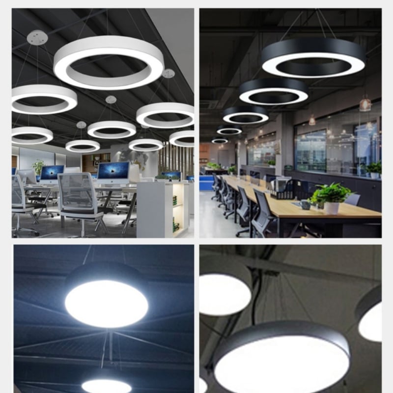 Okrugli LED luster za ured, konferencijsku dvoranu, fitness centar i trgovine
