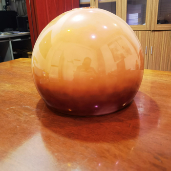 Plastični abažur zalaska sunca, promjer 30 cm × 25 cm, podna lampa, narančasto-grejpfrut boja, zaštita očiju, kreativni luster, na skladištu