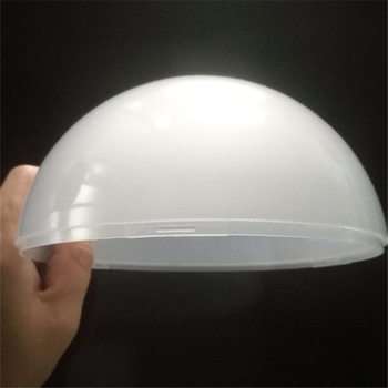 LED difuzijsko sjenilo 155 mm, polukružni PC poklopac, dodatak za sjenilo s kopčom