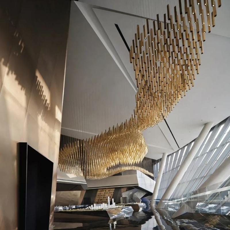 Luster od kovanog željeza po mjeri za komercijalne prostore — slojevito rasvjetno rješenje za hotelska predvorja, dvorane i restorane