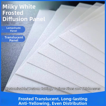 LED matný difúzny panel PS pre stropné osvetlenie, priehľadný panel osvetlenia, ochrana očí