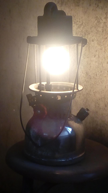 Bez torija, okruglo gazno sjenilo za parnu lampu visoke svjetline