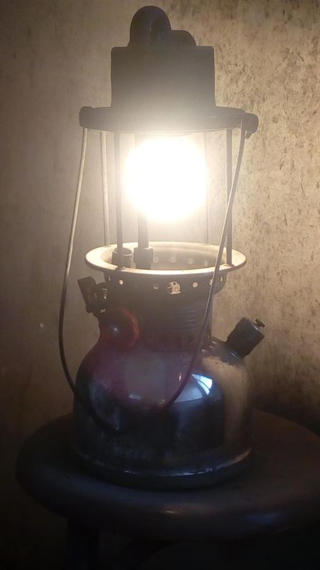 Bez torija, okruglo gazno sjenilo za parnu lampu visoke svjetline