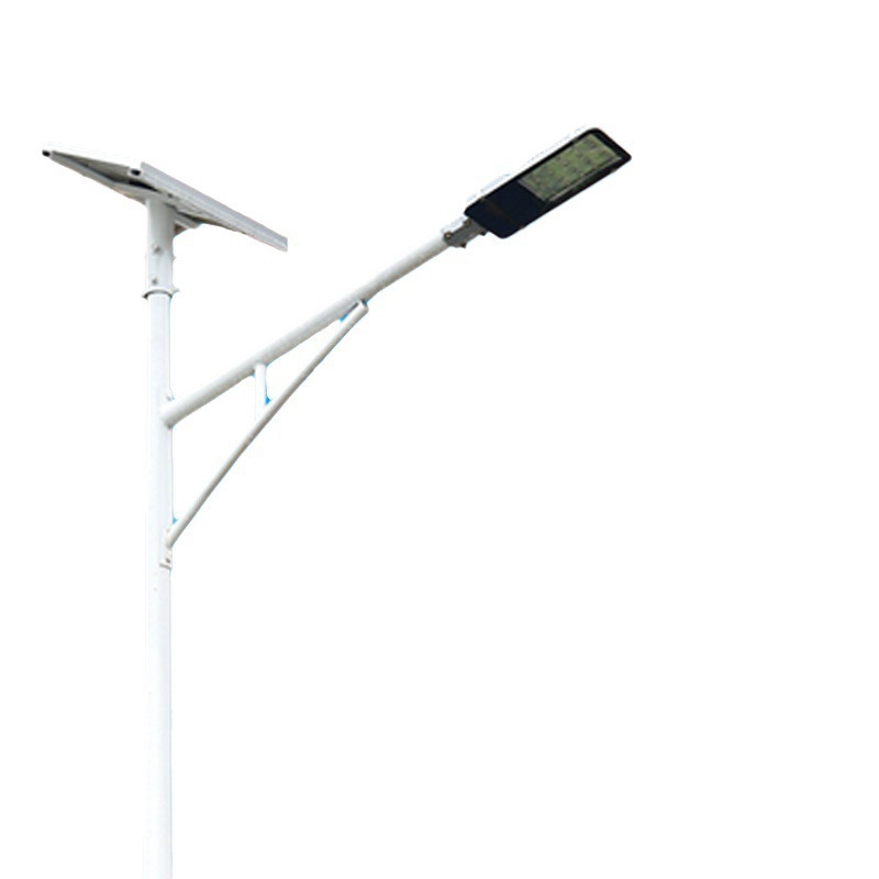 Solarna ulična rasvjeta za vanjsku upotrebu, 6,5 m visok stup, komplet set, visok kapacitet, iznimno jako svjetlo za vrt.