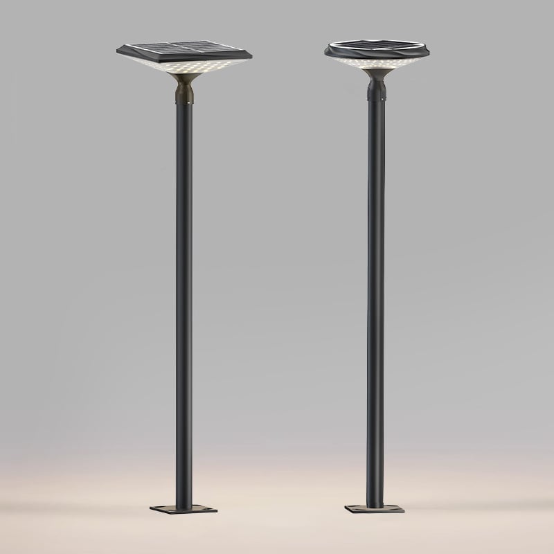 Solarna LED ulična svjetiljka – moderan minimalistički dizajn dvorišta vile, vodootporna i otporna na hrđu, spremna za korištenje