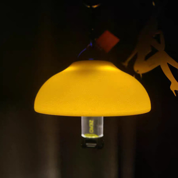Silikonski zaštitni sjenilo za kamping lampu, anti-odsjaj, otporno na ogrebotine, tekstura imitacije kože, univerzalna kompatibilnost