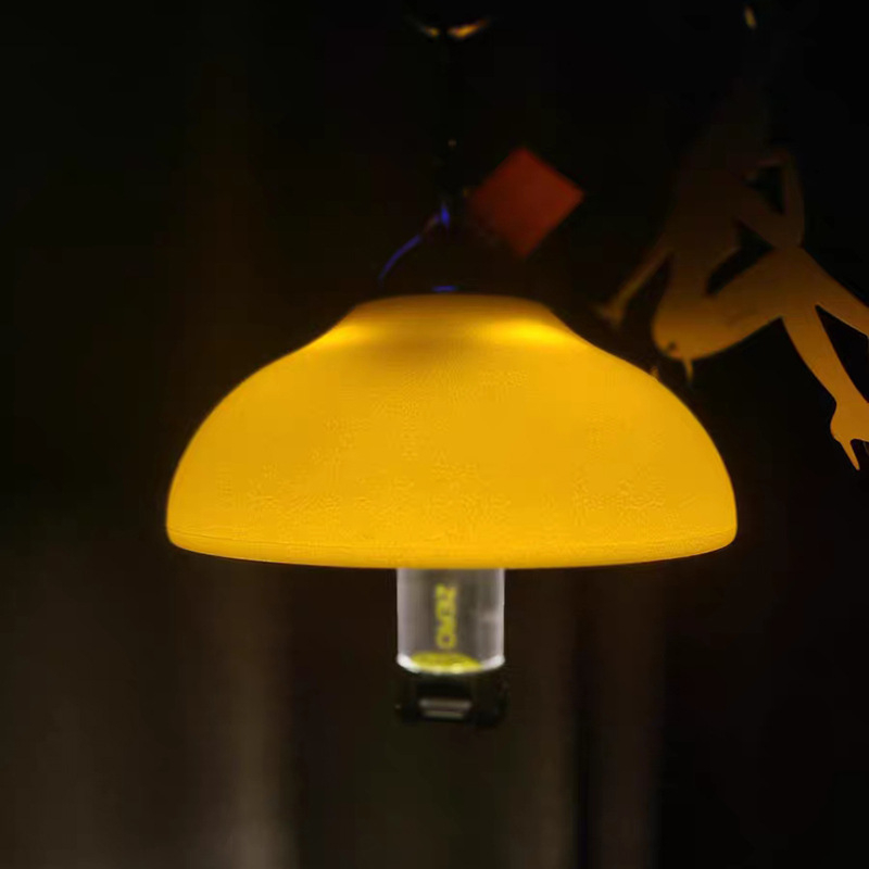 Silikonski zaštitni sjenilo za kamping lampu, anti-odsjaj, otporno na ogrebotine, tekstura imitacije kože, univerzalna kompatibilnost