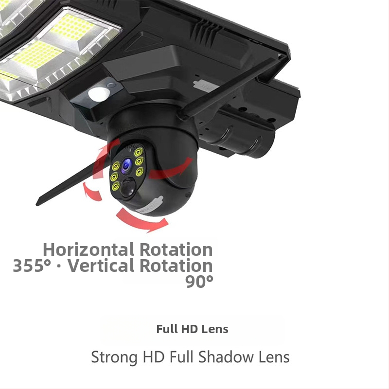 Piramidno solarno ulično svjetlo s PIR senzorom, bežični, 450W, IP65, vanjska, dimenzije 650×255 mm, daljinsko upravljanje
