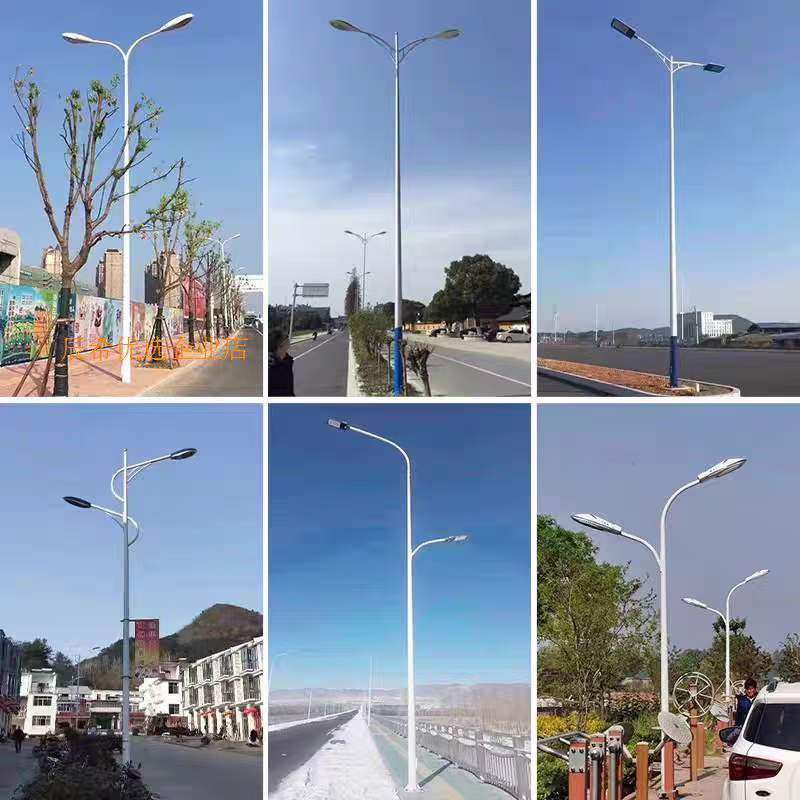 Κολόνα LED δρόμου, εξωτερικός δημοτικός φωτισμός, ρυθμιζόμενο ύψος, 8–12 m