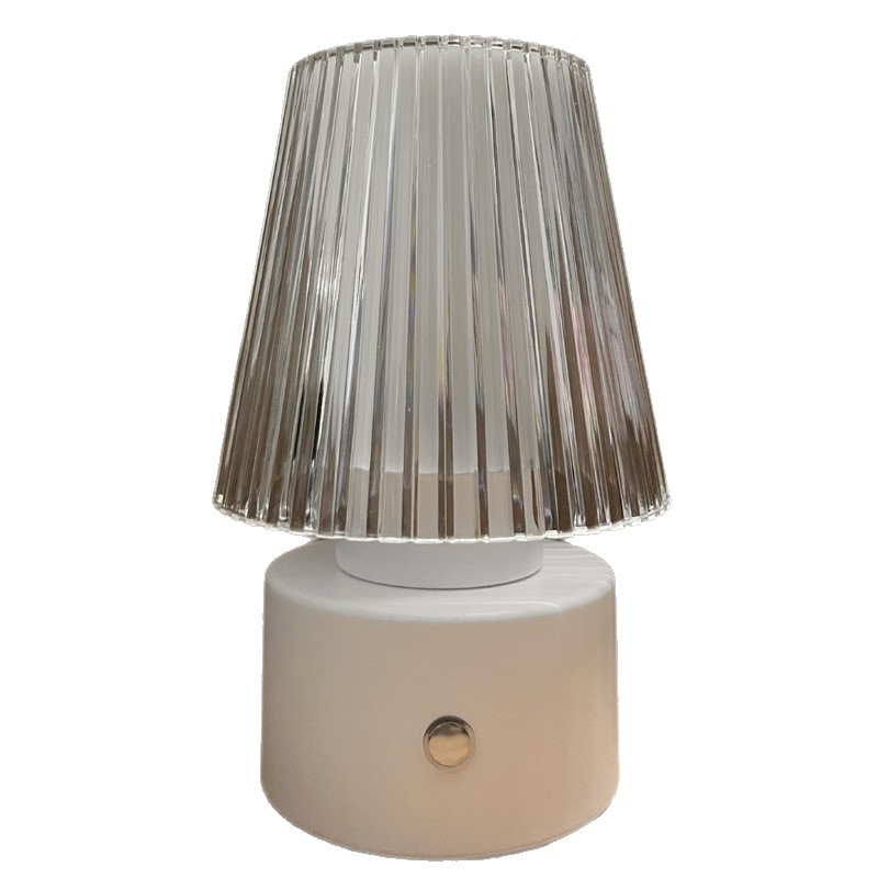 Nordijska minimalistička stolna lampa s dodirom i neprekidnim podešavanjem jačine svjetla, metalna baza, model Mushroom – noćno svjetlo za spavaću sobu, dnevni boravak i radnu sobu