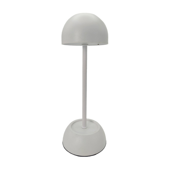 Lampa za stol u obliku gljive, mat bijela, punjiva, za barove i restorane, noćna svjetiljka za spavaću sobu s zaštitom očiju, dodirno ambijentalno osvjetljenje