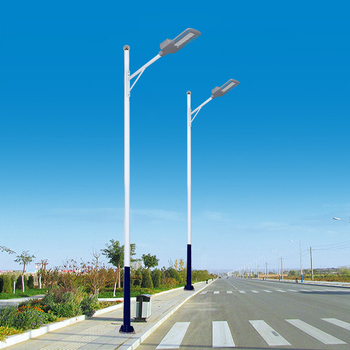 LED улична лампа с мрежово захранване, висока мачта 6–8 м, мощна за селски пътища и магистрали