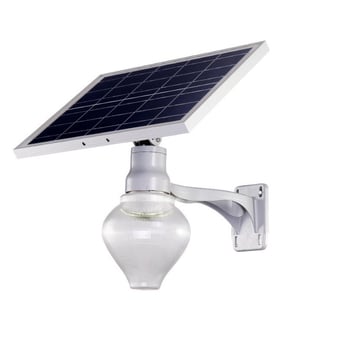 Peach solarna LED zidna svjetiljka za vrt, vilu, park i kvart, s podijeljenim dizajnom