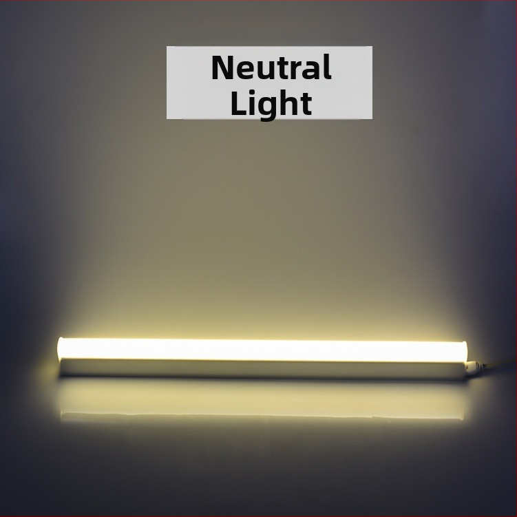 LED T5 trubka, štvorcová, úplne plastová, integrovaná lampa T8 pre domáce použitie