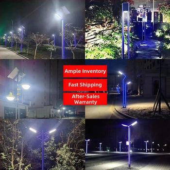 Solárne LED záhradné svetlo, výška 3-3.5 m, vonkajšie vodeodolné osvetlenie trávnika a parku, krajinné osvetlenie s hliníkovým profilom so siedmimi sekciami