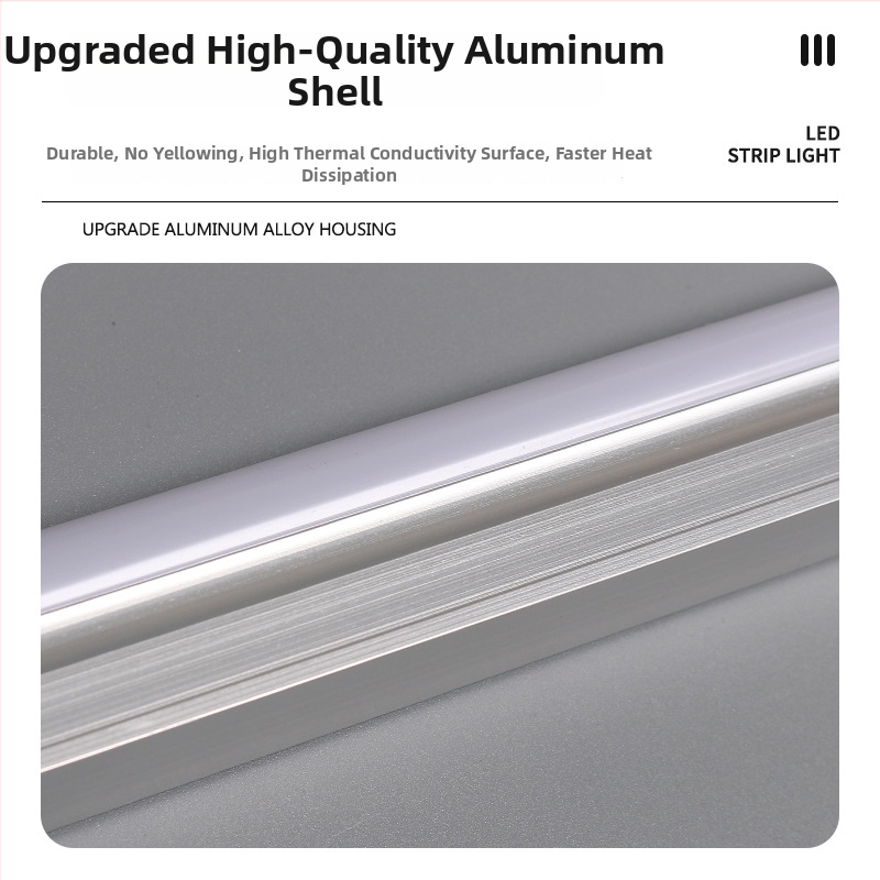 LED integrovaná lampička s držiakom a vypínačom pre kancelárske osvetlenie, trubka T5/T8, energetická úspora, ochrana očí