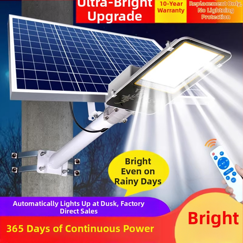 Solarna vanjska svjetiljka za kuću i vrt, ultra jaka LED rasvjeta s kontrolom svjetla, IP65