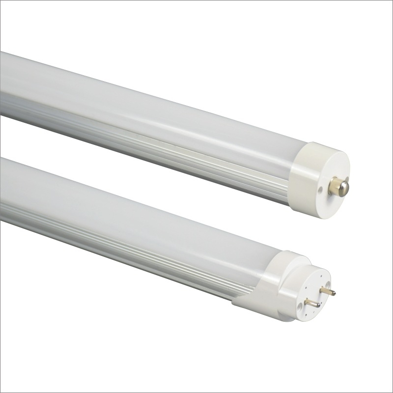 LED T8 тръба дневна светлина, дължина 2,4 м, полупалюминиево-полипластмасово тяло, висок лумен, широк входен диапазон, US стандарт, FA8
