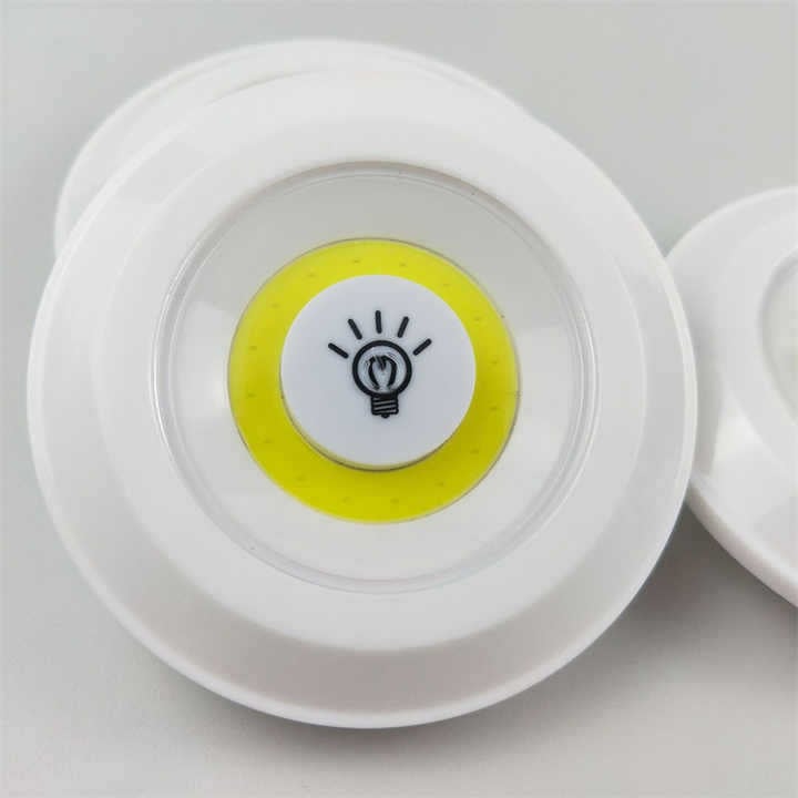 COB noćna lampica s daljinskim upravljanjem i senzorom dodira za noćni ormarić – tri lampe na jednoj podlozi