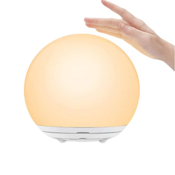Mini kompakna noćna svjetiljka s ambijentalnim osvjetljenjem i glazbom, silikonski abažur, 220V, moderan minimalistički dizajn