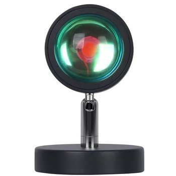 Lampa zalaska sunca – geometrijska noćna svjetiljka za dnevni boravak i spavaću sobu, USB napajanje, stojeća ili stolna lampa