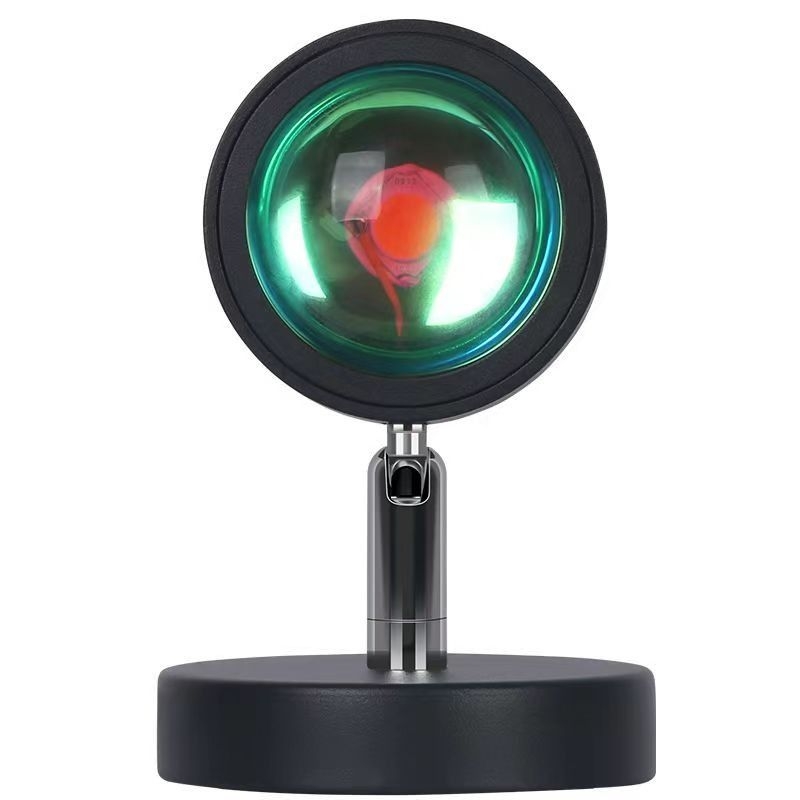 Lampa zalaska sunca – geometrijska noćna svjetiljka za dnevni boravak i spavaću sobu, USB napajanje, stojeća ili stolna lampa