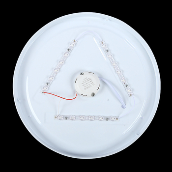 Plafon din acril alb pentru coridoare, holuri și balcoane, design simplu în formă de pâine, LED circular ultra-subțire